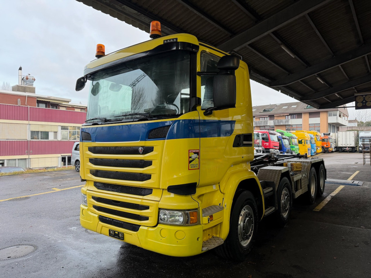 Horgos rakodó teherautó SCANIA R450: 16 kép.