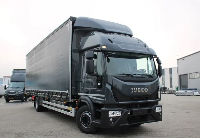 Iveco EUROCARGO ML180E32/P 20PAL DHOLLANDIA - Ponyvás teherautó: 1 kép. Iveco EUROCARGO ML180E32/P 20PAL DHOLLANDIA - Ponyvás teherautó: 1 kép.