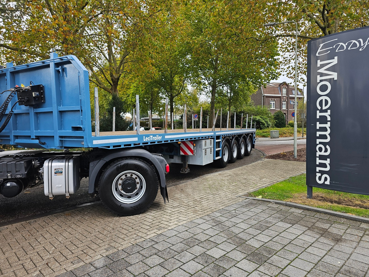 Leci Trailer P4 Long Material / Ballast Trailer - Rönkszállító félpótkocsi: 1 kép. Leci Trailer P4 Long Material / Ballast Trailer - Rönkszállító félpótkocsi: 1 kép.