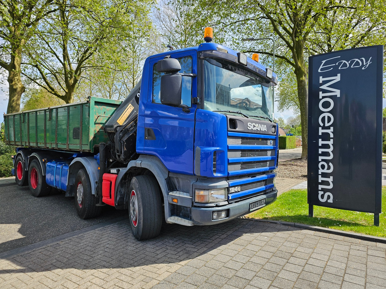 Scania R 124G 420 8x2 - Darus autó: 1 kép. Scania R 124G 420 8x2 - Darus autó: 1 kép.