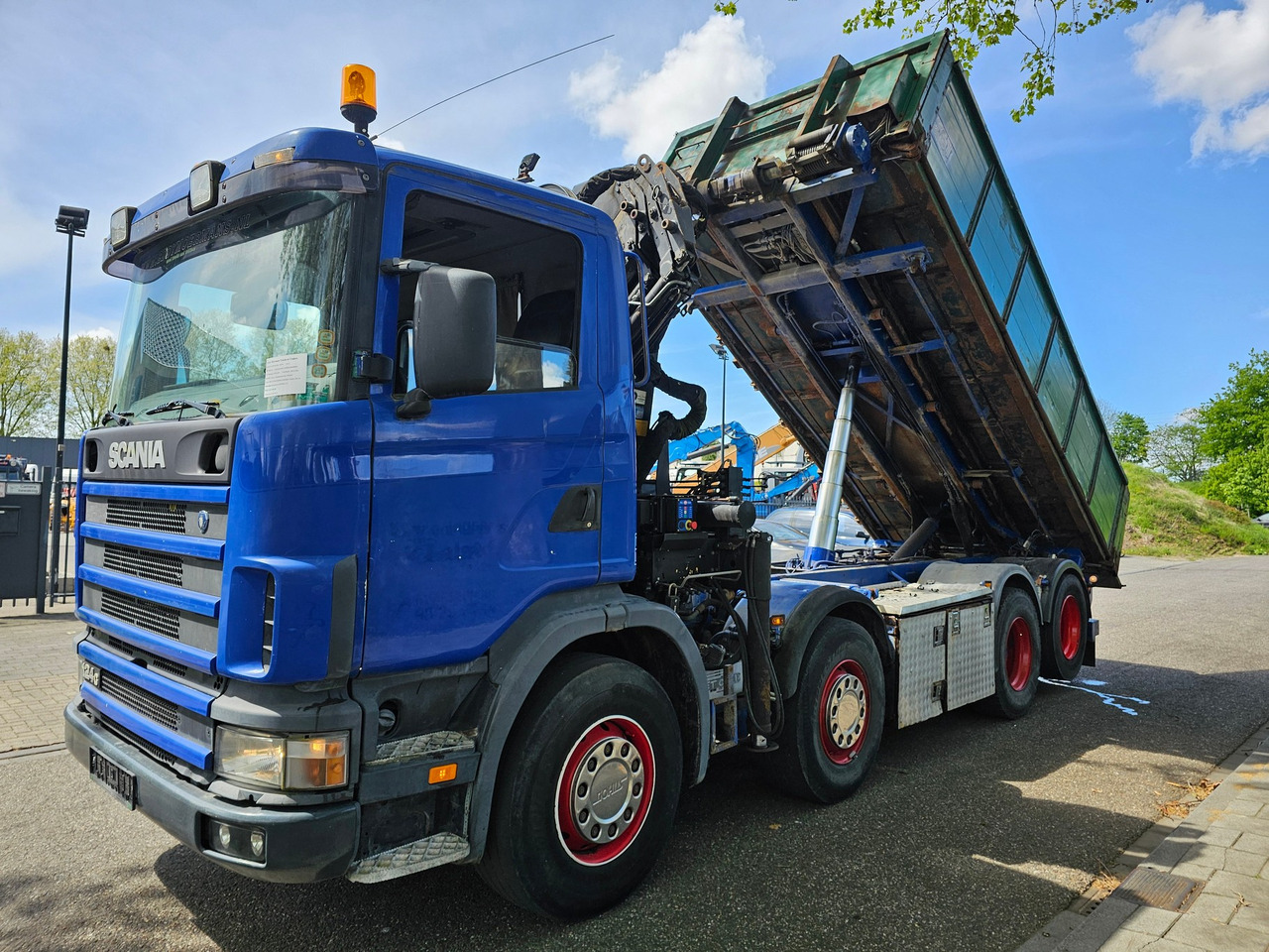 Scania R 124G 420 8x2 - Darus autó: 5 kép. Scania R 124G 420 8x2 - Darus autó: 5 kép.