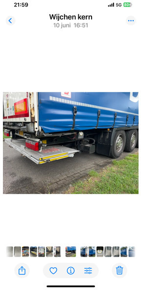 Kässbohrer Trailer heeft nu laadklep 2000 KG - Ponyvás félpótkocsi: 3 kép. Kässbohrer Trailer heeft nu laadklep 2000 KG - Ponyvás félpótkocsi: 3 kép.