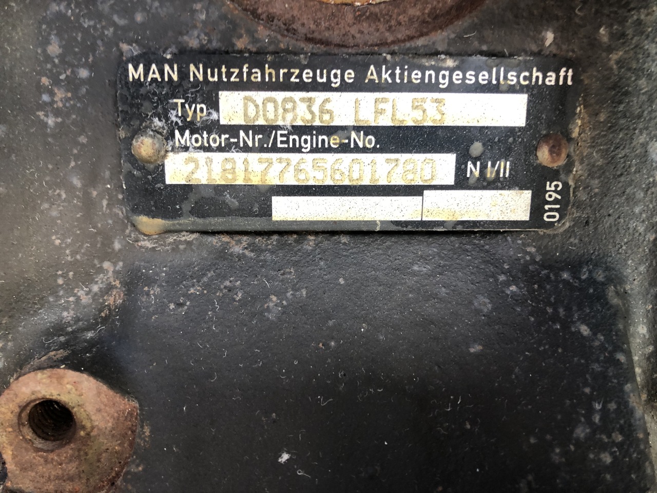 MAN D0836LFL53 EURO4 - Motor - Teherautó: 3 kép. MAN D0836LFL53 EURO4 - Motor - Teherautó: 3 kép.