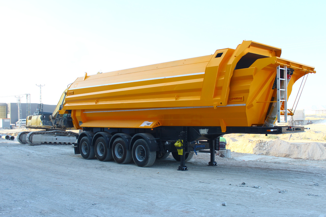 EMIRSAN 4 AXLE HEAVY DUTY TIPPER - Félpótkocsi billenőplatós: 4 kép. EMIRSAN 4 AXLE HEAVY DUTY TIPPER - Félpótkocsi billenőplatós: 4 kép.