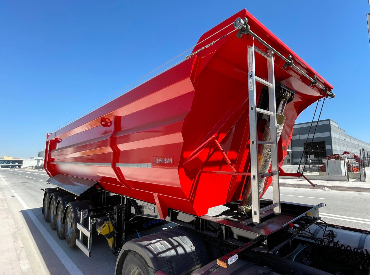 EMIRSAN SELF-STEERING, 4 AXLE U TYPE TIPPER - Félpótkocsi billenőplatós: 1 kép. EMIRSAN SELF-STEERING, 4 AXLE U TYPE TIPPER - Félpótkocsi billenőplatós: 1 kép.