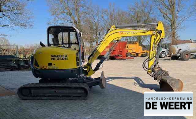 Wacker Neuson 50Z3 RD - Minikotró: 3 kép. Wacker Neuson 50Z3 RD - Minikotró: 3 kép.