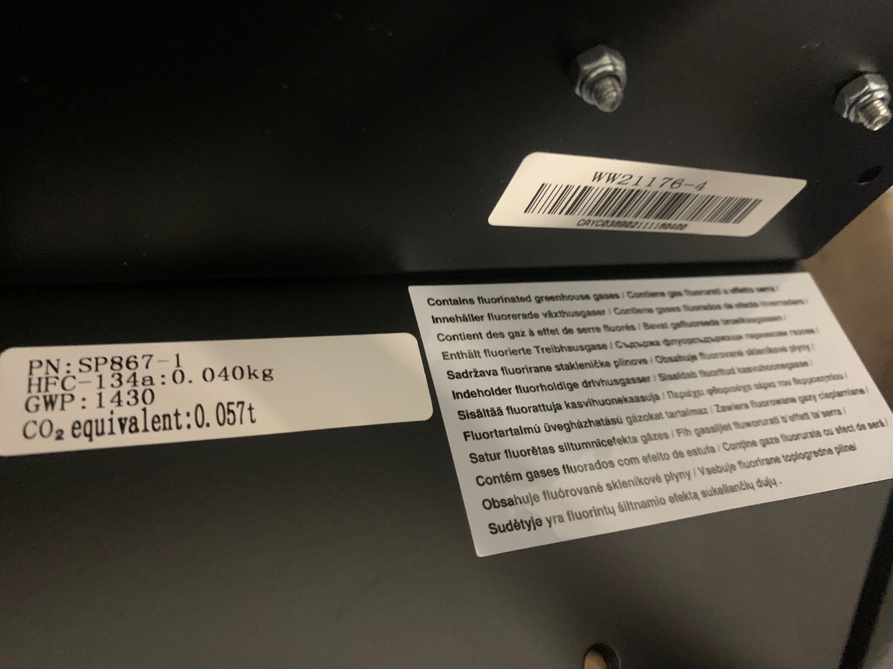 Új Fülke és belső tér - Teherautó FRIGIDER DAF XF EURO 6 KOELBOX 40 LTR 2133309: 11 kép.