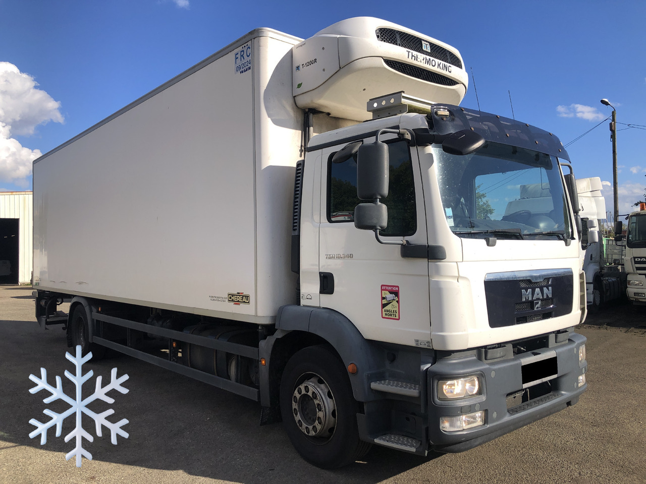 MAN TGM 18.340 caisse FRIGORIFIQUE - Hűtős teherautó: 2 kép. MAN TGM 18.340 caisse FRIGORIFIQUE - Hűtős teherautó: 2 kép.