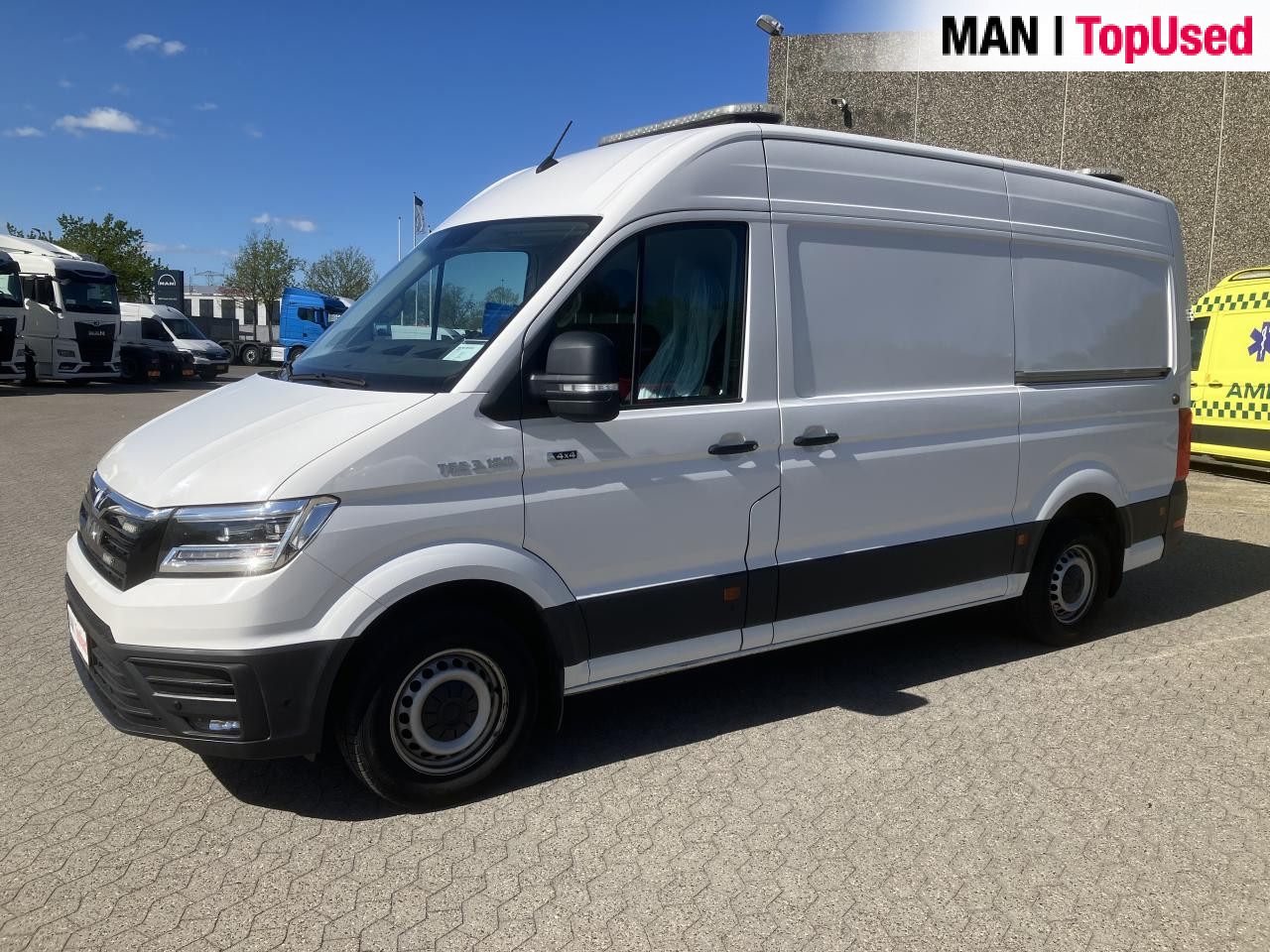 MAN TGE 3.180 4X4 SB - Furgon: 1 kép. MAN TGE 3.180 4X4 SB - Furgon: 1 kép.