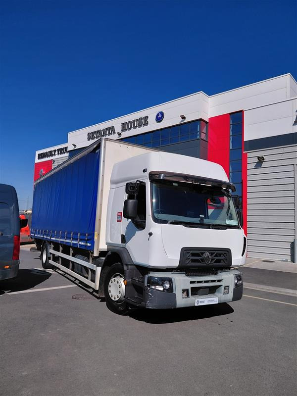 2 x Renault 2019 D 18 WIDE - Ponyvás teherautó: 2 kép. 2 x Renault 2019 D 18 WIDE - Ponyvás teherautó: 2 kép.