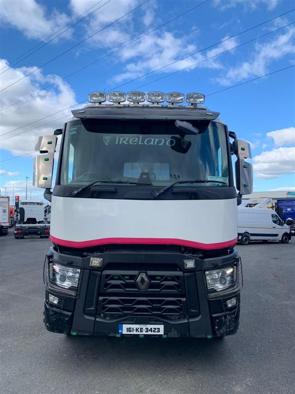 2016 Renault Trucks C 430.32 8X4 RK E6 - Billenőplatós teherautó, Darus autó: 5 kép. 2016 Renault Trucks C 430.32 8X4 RK E6 - Billenőplatós teherautó, Darus autó: 5 kép.