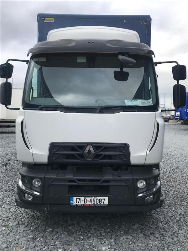 Fitzgeralds RENAULT 2017 D 18 High 4×2 250 Curtainsider - Ponyvás teherautó: 4 kép. Fitzgeralds RENAULT 2017 D 18 High 4×2 250 Curtainsider - Ponyvás teherautó: 4 kép.