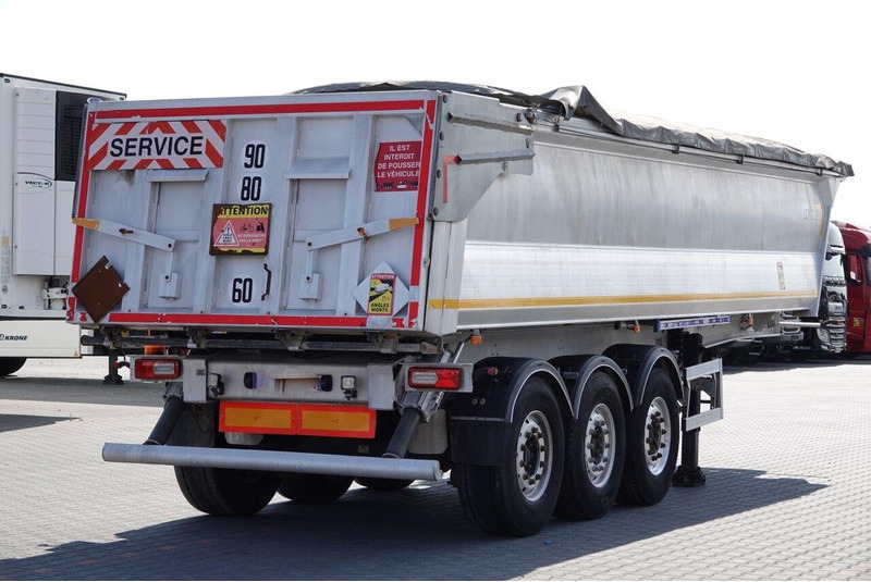 Benalu WYWROTKA 27 m3 / ALUMINIOWA / HYDRAULICZNA KLAPA / 2 OSIE PODNOS - Félpótkocsi billenőplatós: 4 kép. Benalu WYWROTKA 27 m3 / ALUMINIOWA / HYDRAULICZNA KLAPA / 2 OSIE PODNOS - Félpótkocsi billenőplatós: 4 kép.