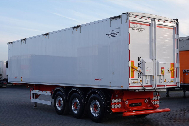 Benalu WYWROTKA 62 m3 / WAGA : 5900 KG / 2021 ROK - Félpótkocsi billenőplatós: 5 kép. Benalu WYWROTKA 62 m3 / WAGA : 5900 KG / 2021 ROK - Félpótkocsi billenőplatós: 5 kép.
