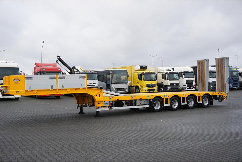 Bodex / NISKOPODWOZIOWA / 4 OSIE / NAJAZDY / 2 X OŚ SKRĘTNA / DMC 65 0 - Félpótkocsi mélybölcsős: 3 kép. Bodex / NISKOPODWOZIOWA / 4 OSIE / NAJAZDY / 2 X OŚ SKRĘTNA / DMC 65 0 - Félpótkocsi mélybölcsős: 3 kép.