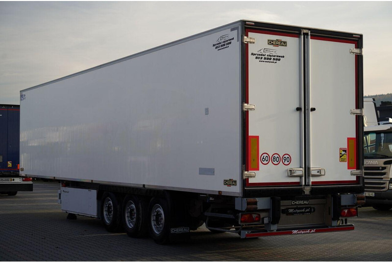 Chereau CHŁODNIA / MAXIMA 1300 / HAKÓWKA / OŚ PODNOSZONA / KOSZ NA PALET - Félpótkocsi hűtős: 4 kép. Chereau CHŁODNIA / MAXIMA 1300 / HAKÓWKA / OŚ PODNOSZONA / KOSZ NA PALET - Félpótkocsi hűtős: 4 kép.
