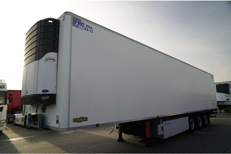 Chereau CHŁODNIA / MAXIMA 1300 / HAKÓWKA / OŚ PODNOSZONA / KOSZ NA PALET - Félpótkocsi hűtős: 2 kép. Chereau CHŁODNIA / MAXIMA 1300 / HAKÓWKA / OŚ PODNOSZONA / KOSZ NA PALET - Félpótkocsi hűtős: 2 kép.