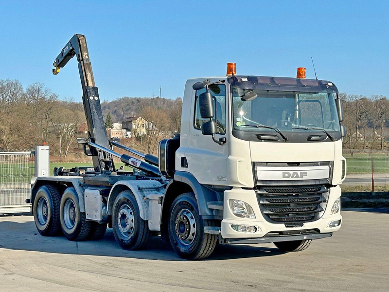 DAF CF 440 * HAKOWIEC * 8x4 * STAN BDB - Horgos rakodó teherautó: 1 kép. DAF CF 440 * HAKOWIEC * 8x4 * STAN BDB - Horgos rakodó teherautó: 1 kép.