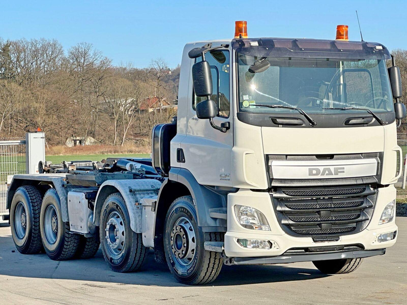 DAF CF 440 * HAKOWIEC * 8x4 * STAN BDB - Horgos rakodó teherautó: 3 kép. DAF CF 440 * HAKOWIEC * 8x4 * STAN BDB - Horgos rakodó teherautó: 3 kép.