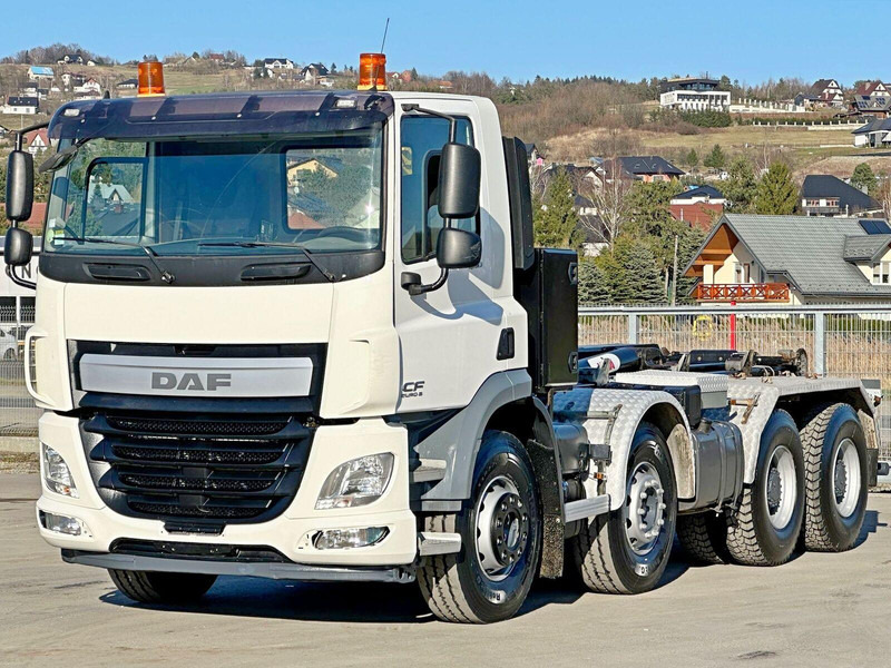 DAF CF 440 * HAKOWIEC * 8x4 * STAN BDB - Horgos rakodó teherautó: 4 kép. DAF CF 440 * HAKOWIEC * 8x4 * STAN BDB - Horgos rakodó teherautó: 4 kép.
