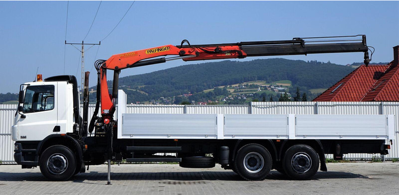 DAF CF 75.310 - Platós teherautó, Darus autó: 3 kép. DAF CF 75.310 - Platós teherautó, Darus autó: 3 kép.