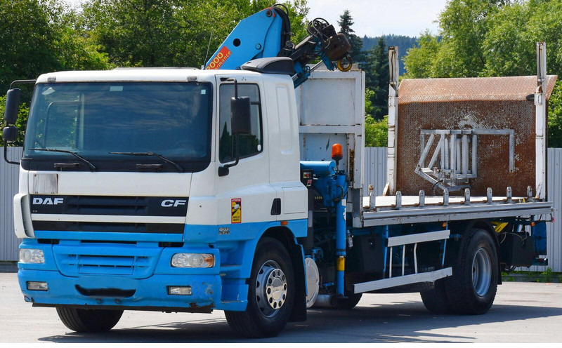 DAF CF 75.310 - Platós teherautó, Darus autó: 3 kép. DAF CF 75.310 - Platós teherautó, Darus autó: 3 kép.