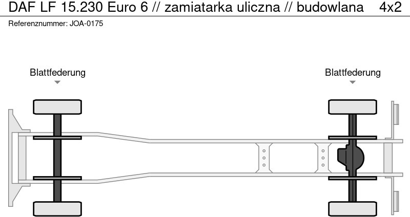DAF LF 15.230 Euro 6 // zamiatarka uliczna // budowlana - Utcaseprő gép: 2 kép. DAF LF 15.230 Euro 6 // zamiatarka uliczna // budowlana - Utcaseprő gép: 2 kép.