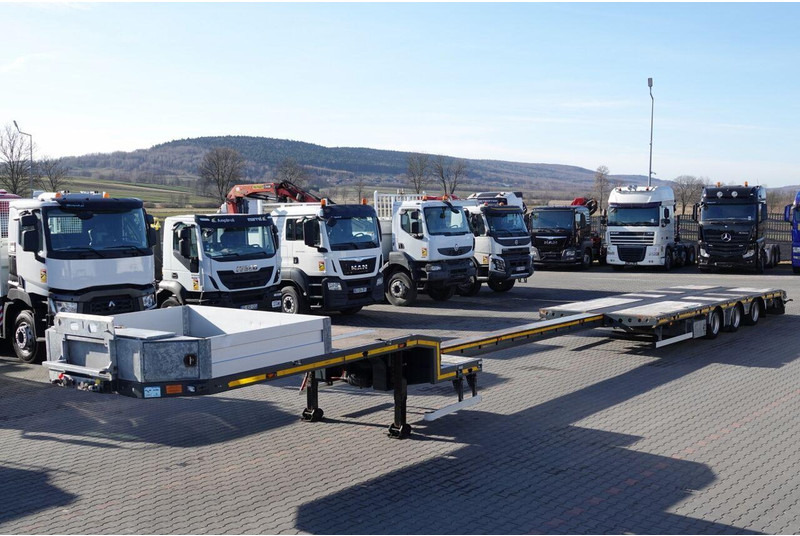 Emtech NACZEPA LAWETA / NISKOPODWOZIE / ROZCIĄGANA / DŁUGOŚĆ: 15,5 M / - Félpótkocsi mélybölcsős: 1 kép. Emtech NACZEPA LAWETA / NISKOPODWOZIE / ROZCIĄGANA / DŁUGOŚĆ: 15,5 M / - Félpótkocsi mélybölcsős: 1 kép.