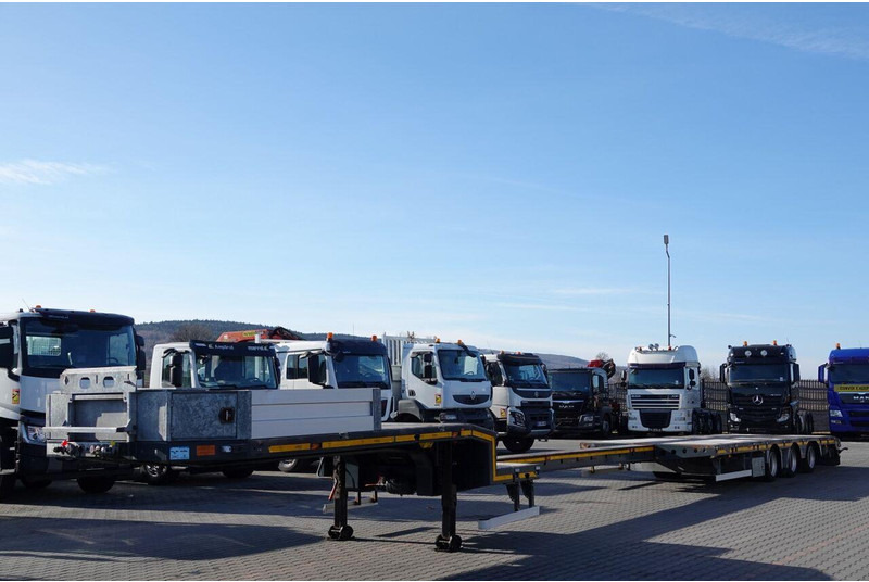 Emtech NACZEPA LAWETA / NISKOPODWOZIE / ROZCIĄGANA / DŁUGOŚĆ: 15,5 M / - Félpótkocsi mélybölcsős: 3 kép. Emtech NACZEPA LAWETA / NISKOPODWOZIE / ROZCIĄGANA / DŁUGOŚĆ: 15,5 M / - Félpótkocsi mélybölcsős: 3 kép.