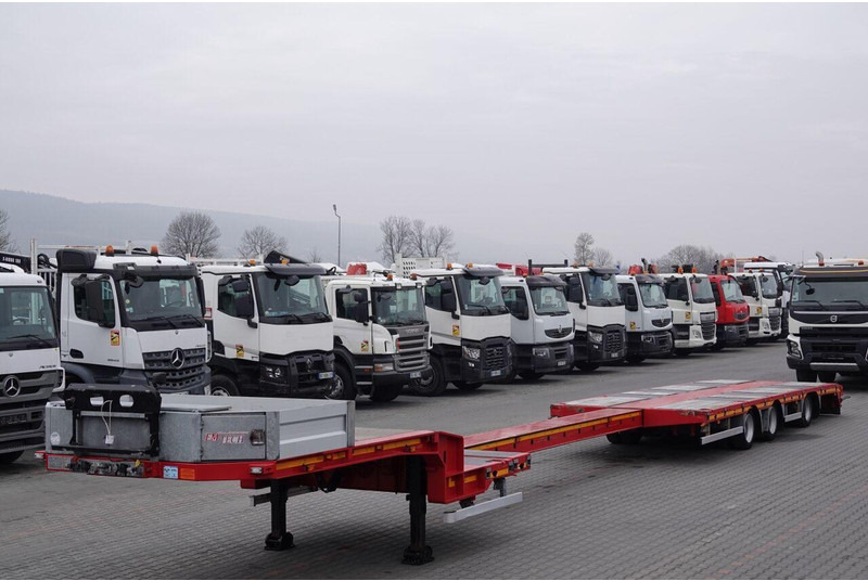 Emtech NACZEPA LAWETA / NISKOPODWOZIE / ROZCIĄGANA / DŁUGOŚĆ : 16 M / - Pótkocsi mélybölcsős: 1 kép. Emtech NACZEPA LAWETA / NISKOPODWOZIE / ROZCIĄGANA / DŁUGOŚĆ : 16 M / - Pótkocsi mélybölcsős: 1 kép.