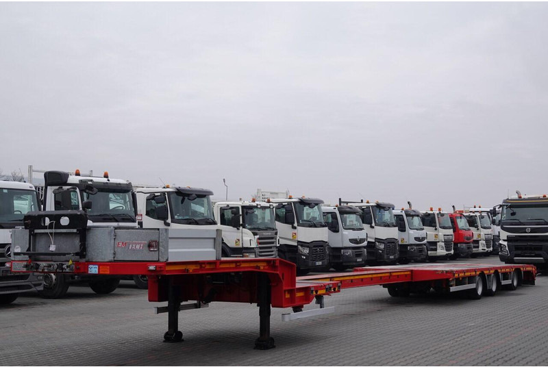 Emtech NACZEPA LAWETA / NISKOPODWOZIE / ROZCIĄGANA / DŁUGOŚĆ : 16 M / - Pótkocsi mélybölcsős: 3 kép. Emtech NACZEPA LAWETA / NISKOPODWOZIE / ROZCIĄGANA / DŁUGOŚĆ : 16 M / - Pótkocsi mélybölcsős: 3 kép.