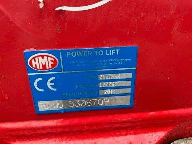 HMF 2120 K4 2014 CRANE KRAN REMOTE CONTROL - Rakodódaru - Teherautó: 3 kép. HMF 2120 K4 2014 CRANE KRAN REMOTE CONTROL - Rakodódaru - Teherautó: 3 kép.