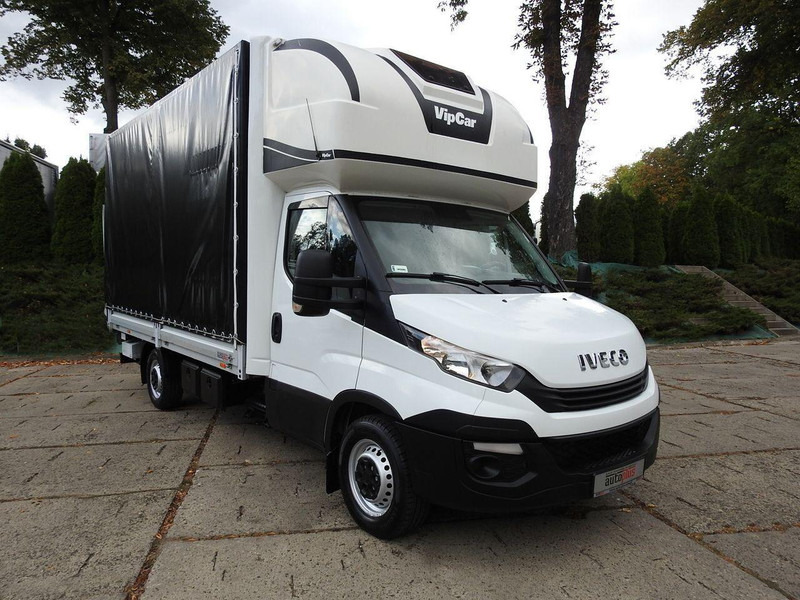 Iveco DAILY 35S18 PLANDEKA WINDA 8 PALET TEMPOMAT KLIMATYZACJA 180KM - Dobozos felépítményű teherautó: 4 kép. Iveco DAILY 35S18 PLANDEKA WINDA 8 PALET TEMPOMAT KLIMATYZACJA 180KM - Dobozos felépítményű teherautó: 4 kép.