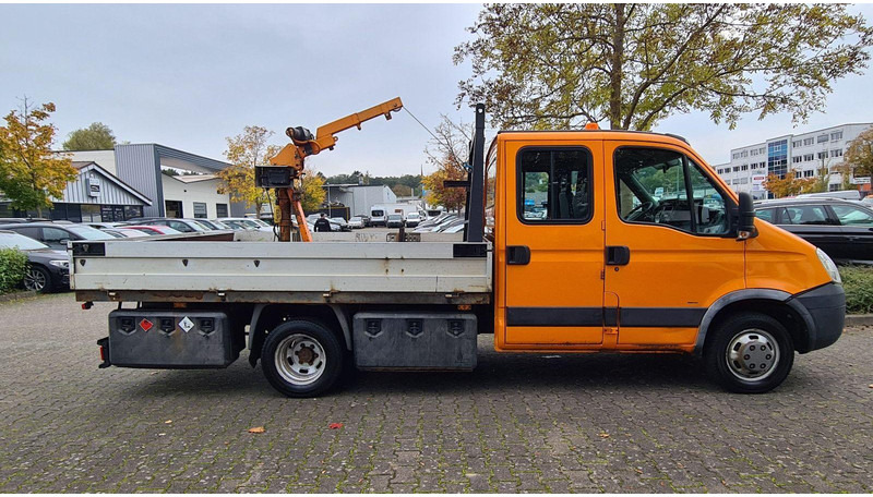 Iveco Daily 50C15 Doka Flatbed + Crane Hummel GSK 500 - Platós teherautó, Darus autó: 4 kép. Iveco Daily 50C15 Doka Flatbed + Crane Hummel GSK 500 - Platós teherautó, Darus autó: 4 kép.