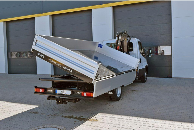 Iveco Daily 50C21H 3 way tipper + crane Hiab T-CLX 029 - Billenőplatós teherautó, Darus autó: 5 kép. Iveco Daily 50C21H 3 way tipper + crane Hiab T-CLX 029 - Billenőplatós teherautó, Darus autó: 5 kép.