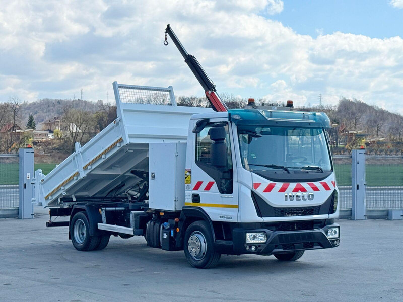 Iveco Eurocargo 100-220 *PC 1500 A * TOPZUSTAND - Billenőplatós teherautó, Darus autó: 2 kép. Iveco Eurocargo 100-220 *PC 1500 A * TOPZUSTAND - Billenőplatós teherautó, Darus autó: 2 kép.