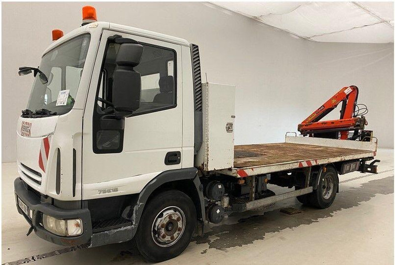 Iveco Eurocargo 75E18 - Platós teherautó, Darus autó: 1 kép. Iveco Eurocargo 75E18 - Platós teherautó, Darus autó: 1 kép.