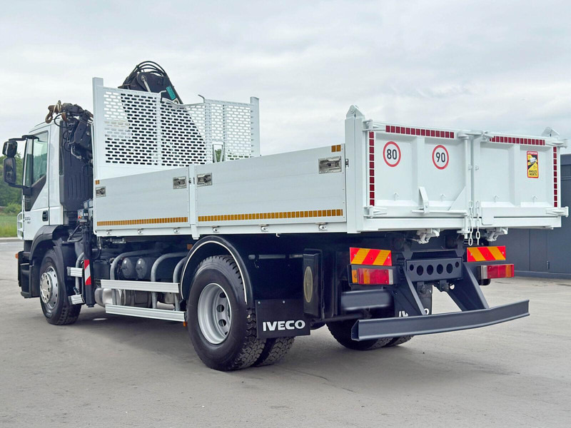 Billenőplatós teherautó, Darus autó Iveco STRALIS 330 *HIAB 144 BS-3 HIDUO* TOPZUSTAND: 7 kép.