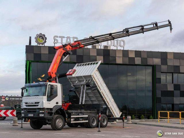 Iveco TRAKKER 360 6x6 PALFINGER PK 36002 Crane Kipper - Billenőplatós teherautó, Darus autó: 5 kép. Iveco TRAKKER 360 6x6 PALFINGER PK 36002 Crane Kipper - Billenőplatós teherautó, Darus autó: 5 kép.