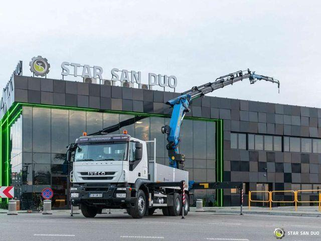 Iveco TRAKKER 410 6x4 PALFINGER PK 36002 Fly Jib Cran - Platós teherautó, Darus autó: 1 kép. Iveco TRAKKER 410 6x4 PALFINGER PK 36002 Fly Jib Cran - Platós teherautó, Darus autó: 1 kép.