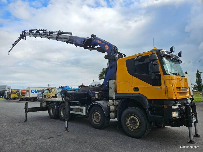 Iveco Trakker 410 - Platós teherautó, Darus autó: 3 kép. Iveco Trakker 410 - Platós teherautó, Darus autó: 3 kép.