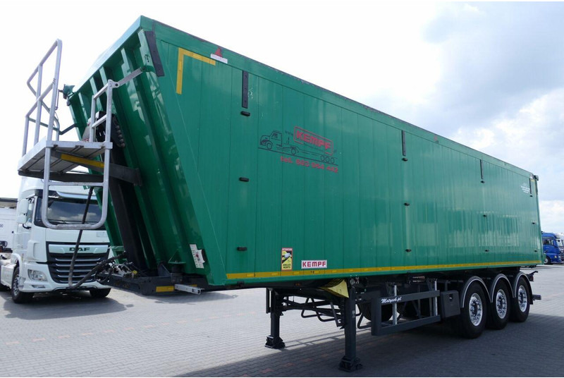 Kempf WYWROTKA 60m3 / 2018 ROK / KLAPO DRZWI / OŚ PODNOSZONA - Félpótkocsi billenőplatós: 3 kép. Kempf WYWROTKA 60m3 / 2018 ROK / KLAPO DRZWI / OŚ PODNOSZONA - Félpótkocsi billenőplatós: 3 kép.