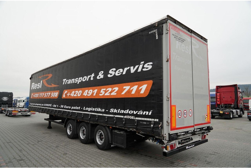 Kögel FIRANKA / MEGA / OŚ PODNOSZONA / OSIE SAF / DACH PODNOSZONY / LO - Ponyvás félpótkocsi: 5 kép. Kögel FIRANKA / MEGA / OŚ PODNOSZONA / OSIE SAF / DACH PODNOSZONY / LO - Ponyvás félpótkocsi: 5 kép.