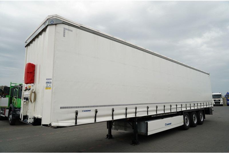 Krone FIRANKA / KOSZ NA PALETY / 2 OSIE PODNOSZONE / 2024 ROK / SPROWA - Ponyvás félpótkocsi: 4 kép. Krone FIRANKA / KOSZ NA PALETY / 2 OSIE PODNOSZONE / 2024 ROK / SPROWA - Ponyvás félpótkocsi: 4 kép.