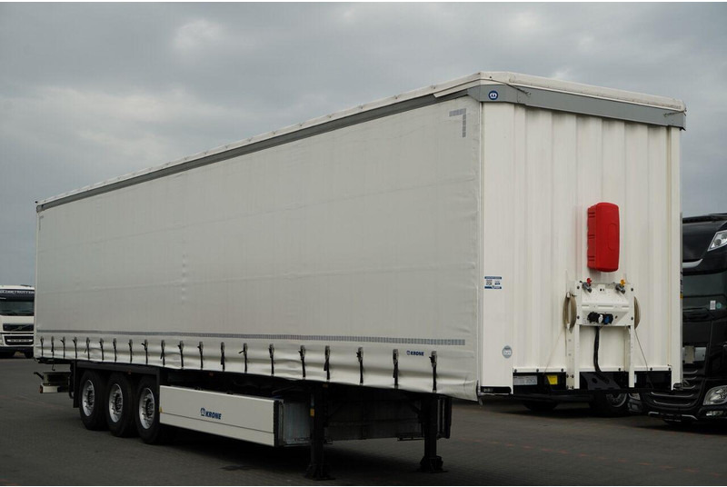 Krone FIRANKA / KOSZ NA PALETY / 2 OSIE PODNOSZONE / 2024 ROK / SPROWA - Ponyvás félpótkocsi: 1 kép. Krone FIRANKA / KOSZ NA PALETY / 2 OSIE PODNOSZONE / 2024 ROK / SPROWA - Ponyvás félpótkocsi: 1 kép.