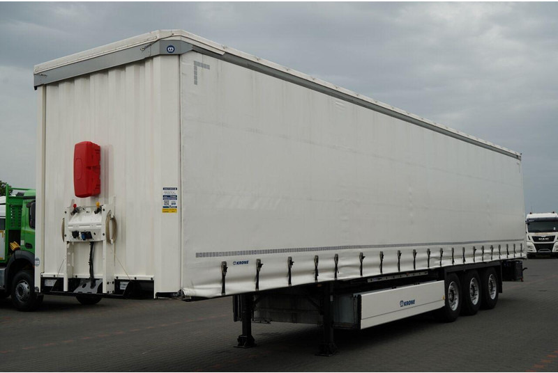 Krone FIRANKA / KOSZ NA PALETY / 2 OSIE PODNOSZONE / 2024 ROK / SPROWA - Ponyvás félpótkocsi: 3 kép. Krone FIRANKA / KOSZ NA PALETY / 2 OSIE PODNOSZONE / 2024 ROK / SPROWA - Ponyvás félpótkocsi: 3 kép.