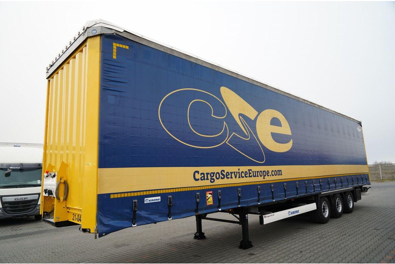 Krone FIRANKA / MEGA / DACH PODNOSZONY / LOW DECK / PLANDEKA ZBROJONA - Ponyvás félpótkocsi: 2 kép. Krone FIRANKA / MEGA / DACH PODNOSZONY / LOW DECK / PLANDEKA ZBROJONA - Ponyvás félpótkocsi: 2 kép.