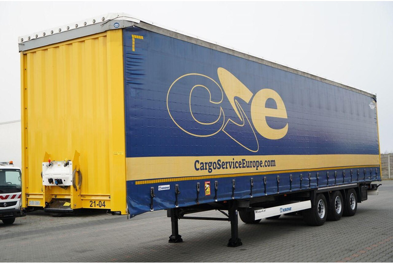 Krone FIRANKA / MEGA / DACH PODNOSZONY / LOW DECK / PLANDEKA ZBROJONA - Ponyvás félpótkocsi: 1 kép. Krone FIRANKA / MEGA / DACH PODNOSZONY / LOW DECK / PLANDEKA ZBROJONA - Ponyvás félpótkocsi: 1 kép.