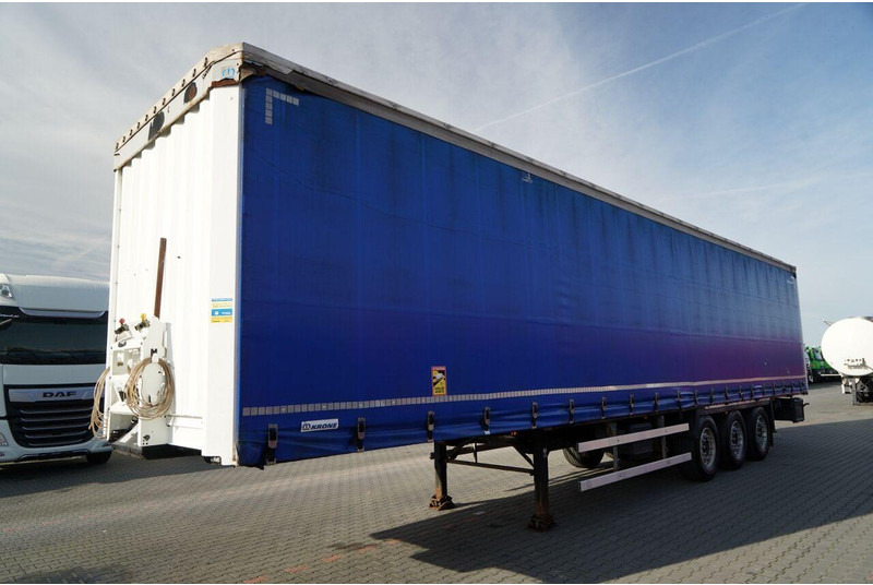 Krone FIRANKA / MULDA 9M / OŚ PODNOSZONA / SAF / COLIMULDA - Ponyvás félpótkocsi: 4 kép. Krone FIRANKA / MULDA 9M / OŚ PODNOSZONA / SAF / COLIMULDA - Ponyvás félpótkocsi: 4 kép.