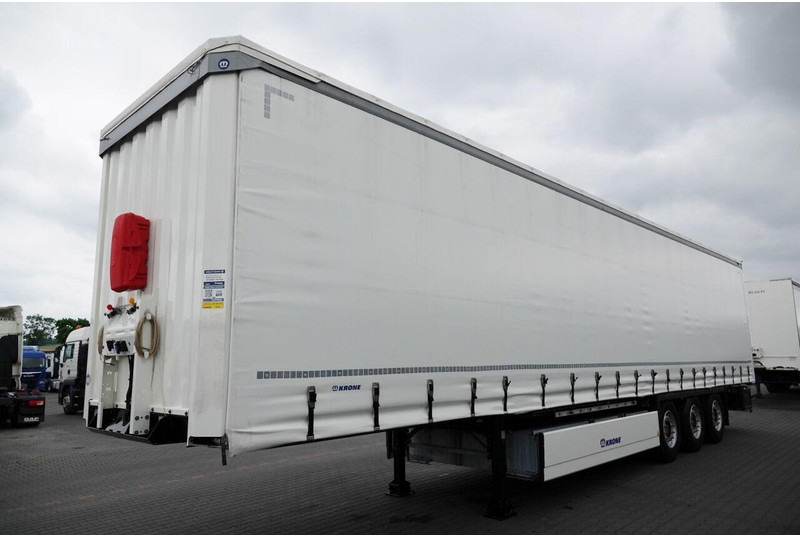 Krone FIRANKA / STANDARD / 2X  OŚ PODNOSZONA / KOSZ NA PALETY / 2024 R - Ponyvás félpótkocsi: 4 kép. Krone FIRANKA / STANDARD / 2X  OŚ PODNOSZONA / KOSZ NA PALETY / 2024 R - Ponyvás félpótkocsi: 4 kép.